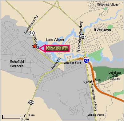 Map to Kemoo Pub & Grill